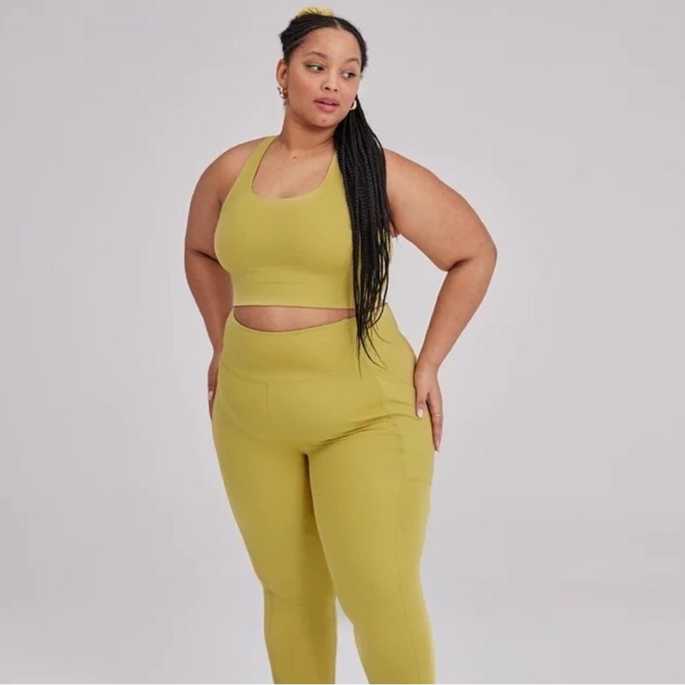 Girlfriend Collective Yellow Activewear Set